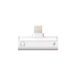 Adaptateur LightningJack 3,5 Mobility lab Lightning vers Jack audio blanc