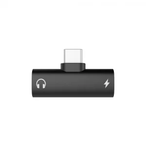 Adaptateur USB C Mobility lab USB-C vers Jack + Charge rapide noir