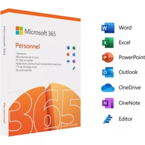 Logiciel de bureautique Microsoft 365 Personnel