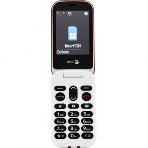 Téléphone portable Doro 6040 Rouge Blanc