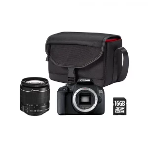 Appareil photo Reflex Canon EOS 2000D + EF-S 18-55mm + Etui + 16Go