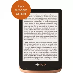 Liseuse eBook Vivlio Touch HD Plus 6 NoireDore - 16Go