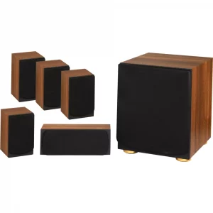 Pack enceinte Home Cinéma Advance paris MAV 503 Walnut