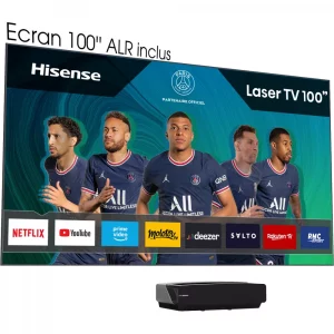 Vidéoprojecteur home cinéma Hisense 100L5F-B12 Laser TV + ecran