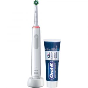 Brosse à dents électrique Oral-b Pro 3800 cross action blanche